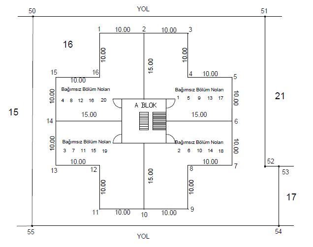Vaziyet - Bağımsız Bölüm Planları
